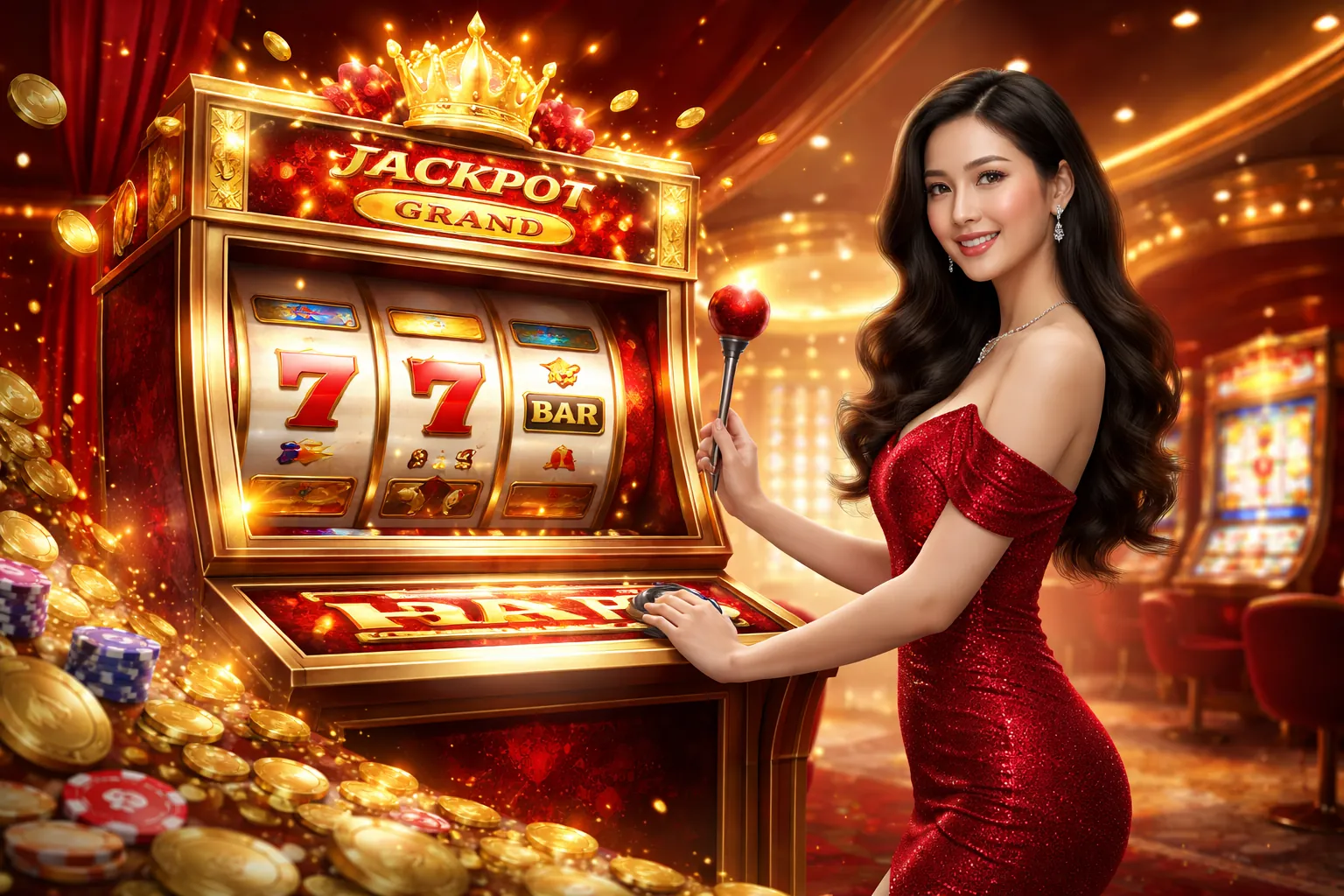 Hình ảnh chính của Slot Game 99vz win với máy đánh bạc và tiền thưởng lớn